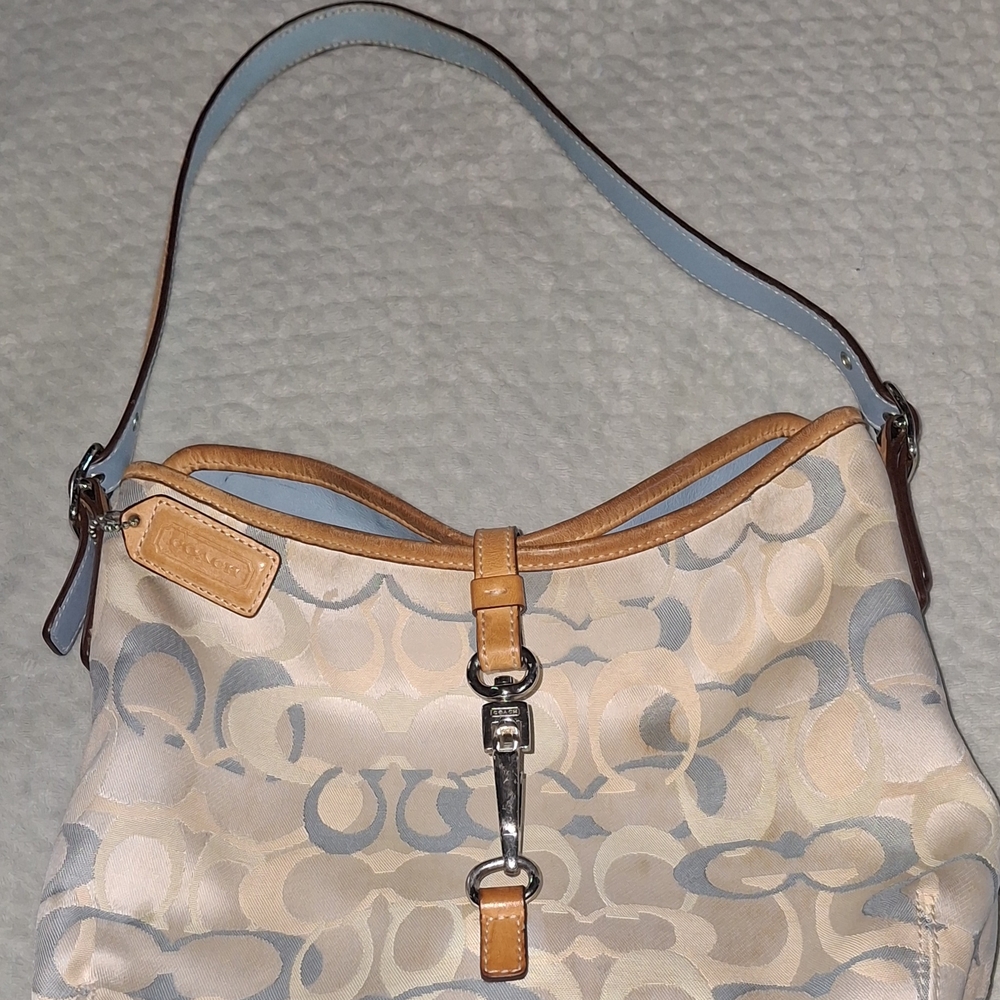 Coach Tan and Cream Women's Bag